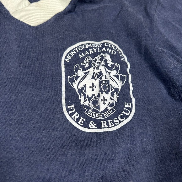 Vintage Fire Dept T-Shirt Lot of 3 70s 80s Montgomery County Charlotte Mens L/XL - Picture 10 of 11